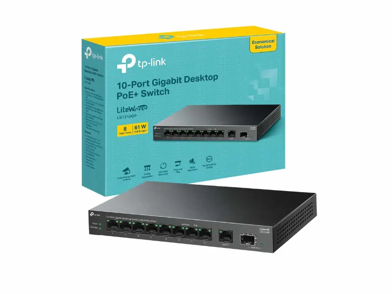 Switch TP-Link 8 portas
